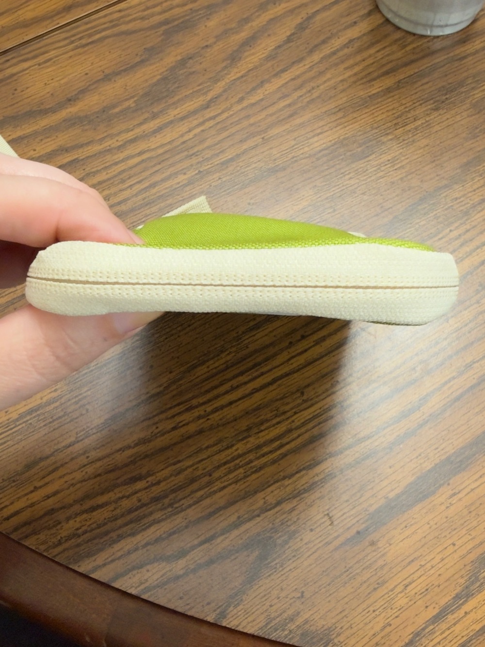 Walker Family Goods Mylee Clutch in Chartreuse Green Zip Around Wallet - Picture 12 of 13